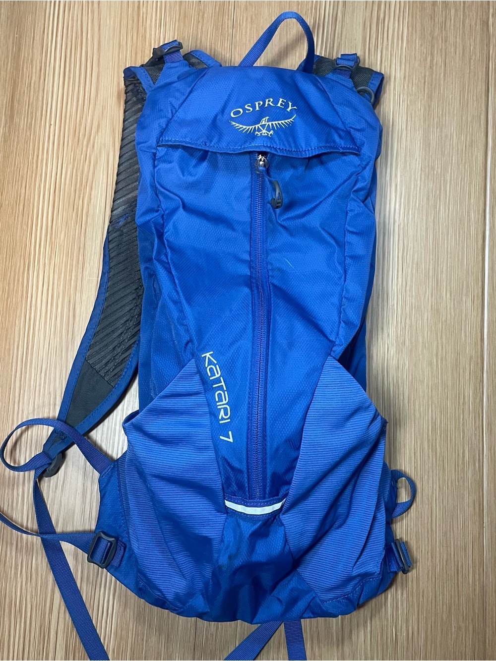 Osprey Katari 7 Hydration Pack Backpack Royal Blue One Size O/S Hiking Bike